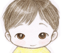 イラストレーター くるみるか 男の子の描き方 鉛筆と色鉛筆